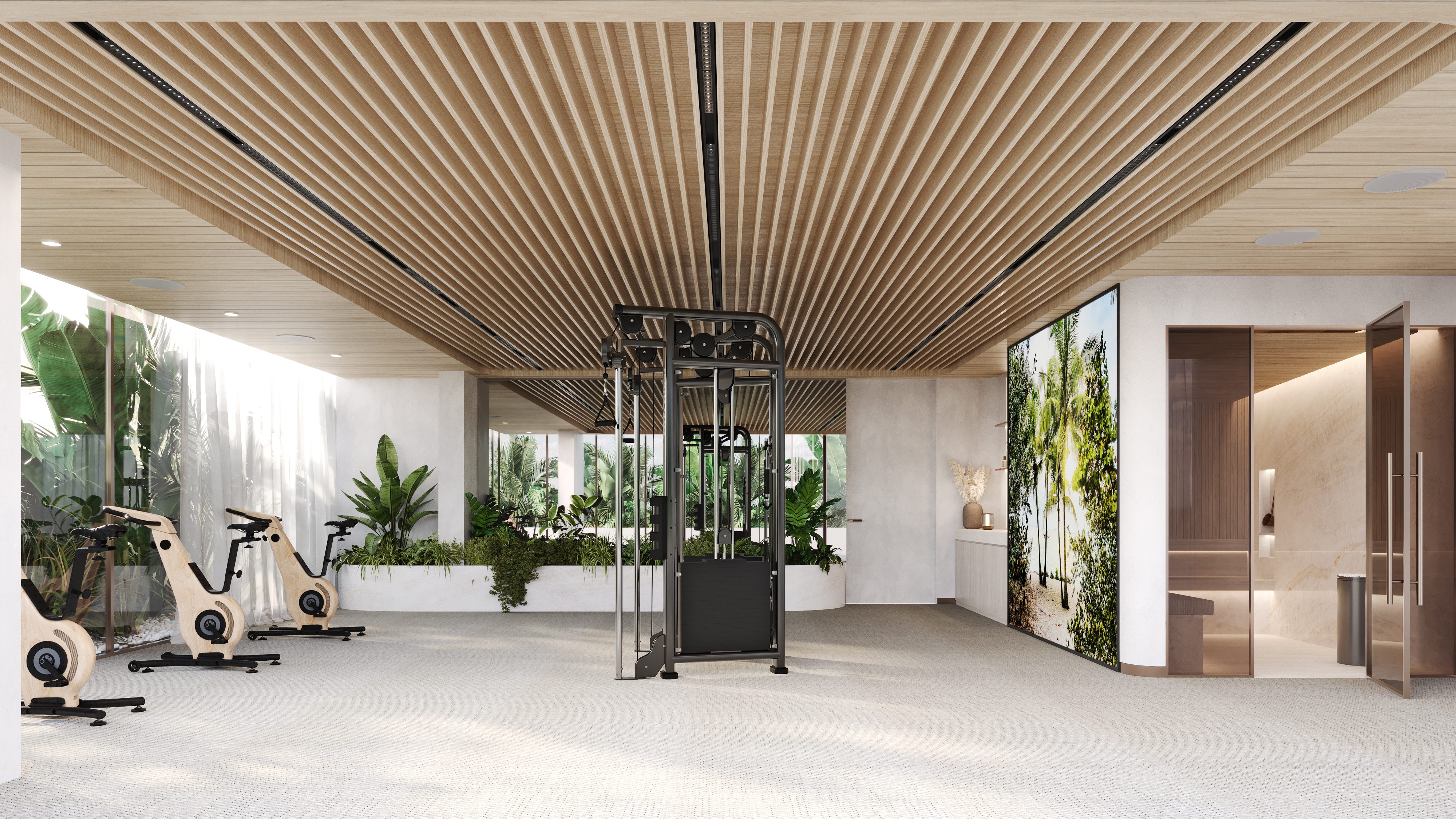 Hotel gymnasium